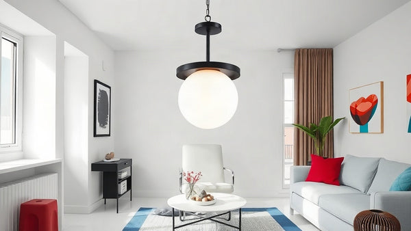 Modern room featuring Bauhaus Lighting for Hospitality: Design ROI & Guest Experience in 2026 with stylish pendant lamp.