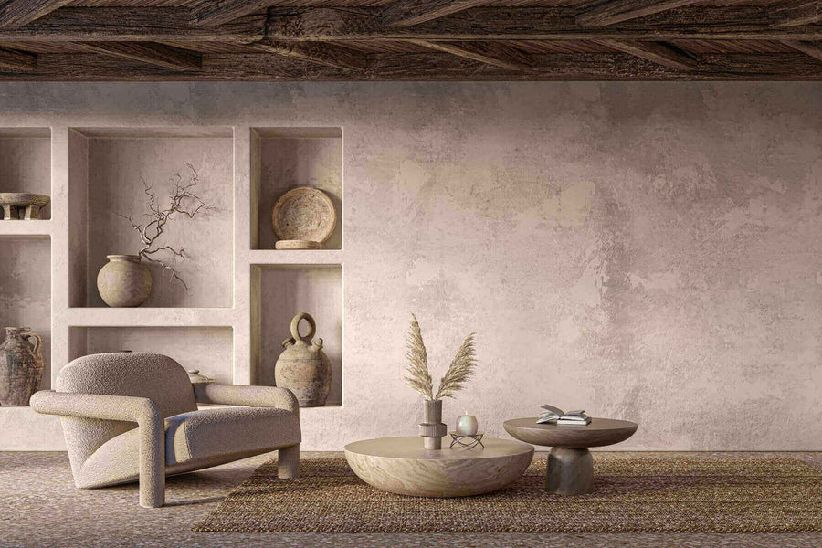 Wabi-Sabi: A Global Influence in modern interior design with minimalist decor and natural elements.