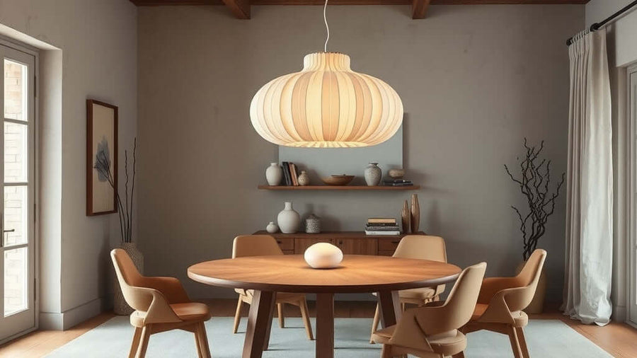 Stylish dining room featuring Wabi Sabi Pendant Lights: The 2026 Trend That's Transforming British Homes.