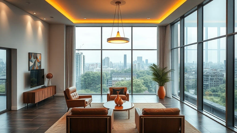 Bauhaus Lighting for Hospitality: Why Emotional Design Drives Guest Experience and Revenue in a modern hotel lounge with city view.