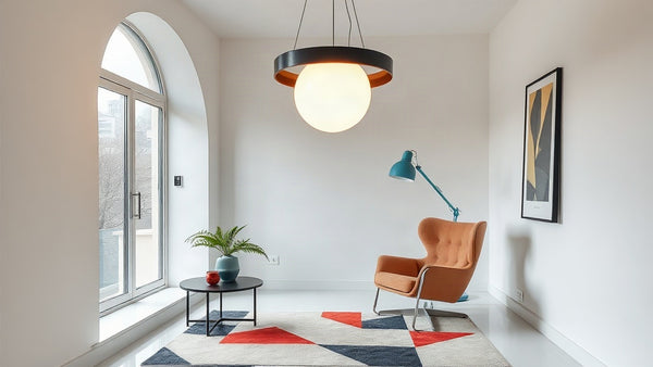 Modern living room showcasing Bauhaus Lighting for Autumn 2026: Create Layered, Emotional Home Spaces.