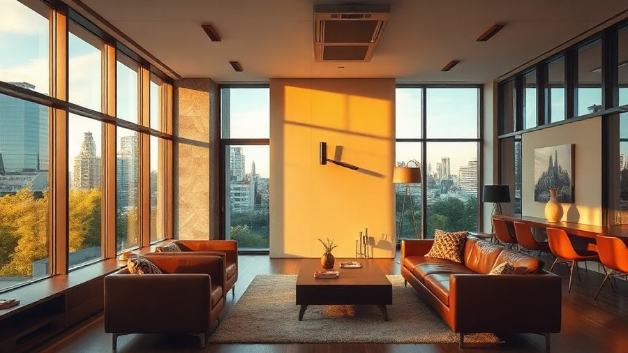 Modern living room showcasing 7 Ways Rechargeable Wall Lights Transform Your Summer Home Refresh with natural light ambiance.