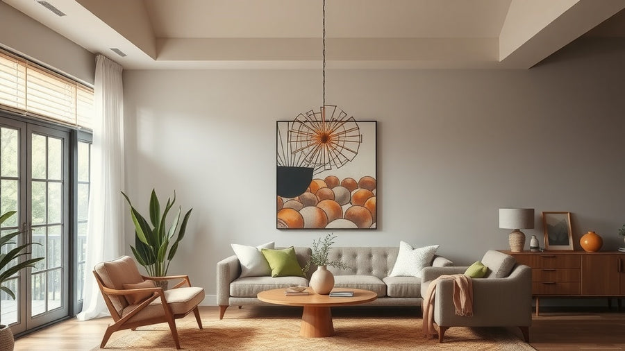 Mid Century Modern Lighting Trends 2026: Transform Your Home This Summer with elegant fixtures in a sunny living room setting.