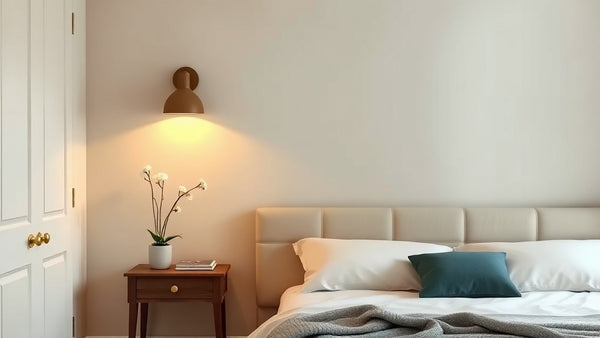 Modern bedroom with rechargeable wall light — Best Bedroom Wall Lights 2026: Rechargeable Wall Lights for Modern Homes.
