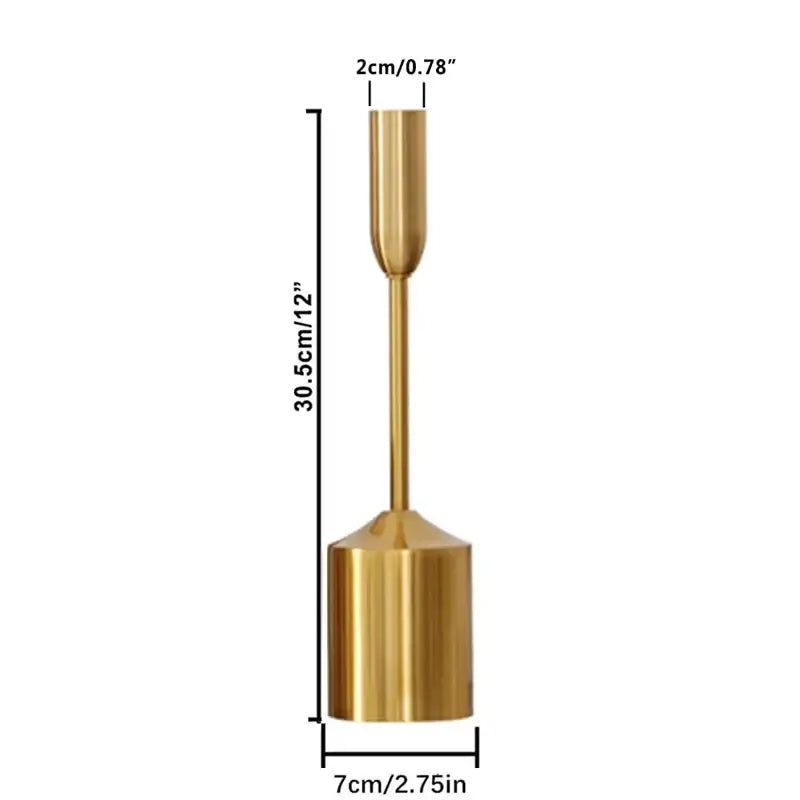 Gold Candle Holders - Modern & Classic Decor
