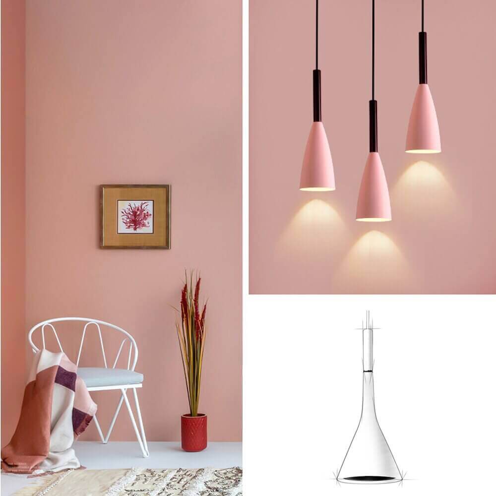 Scandi ceiling light on sale shades