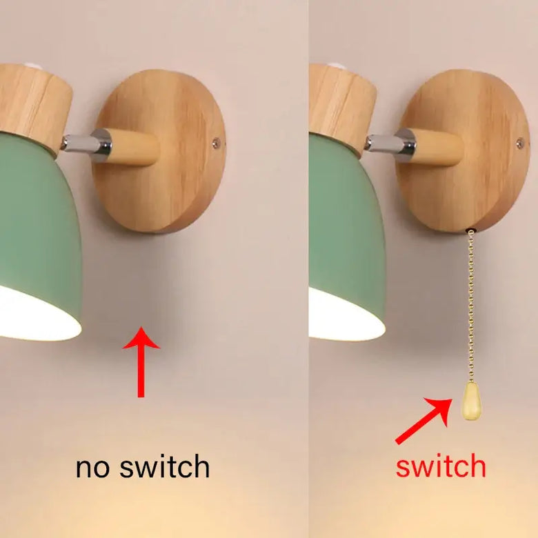 Image showing Modern Sconce With Switch illustrating switch on and off options for easy operation.