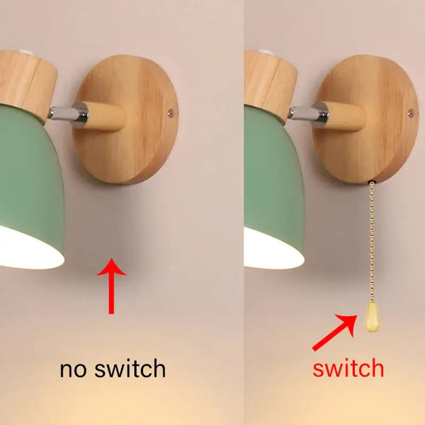 Image showing Modern Sconce With Switch illustrating switch on and off options for easy operation.
