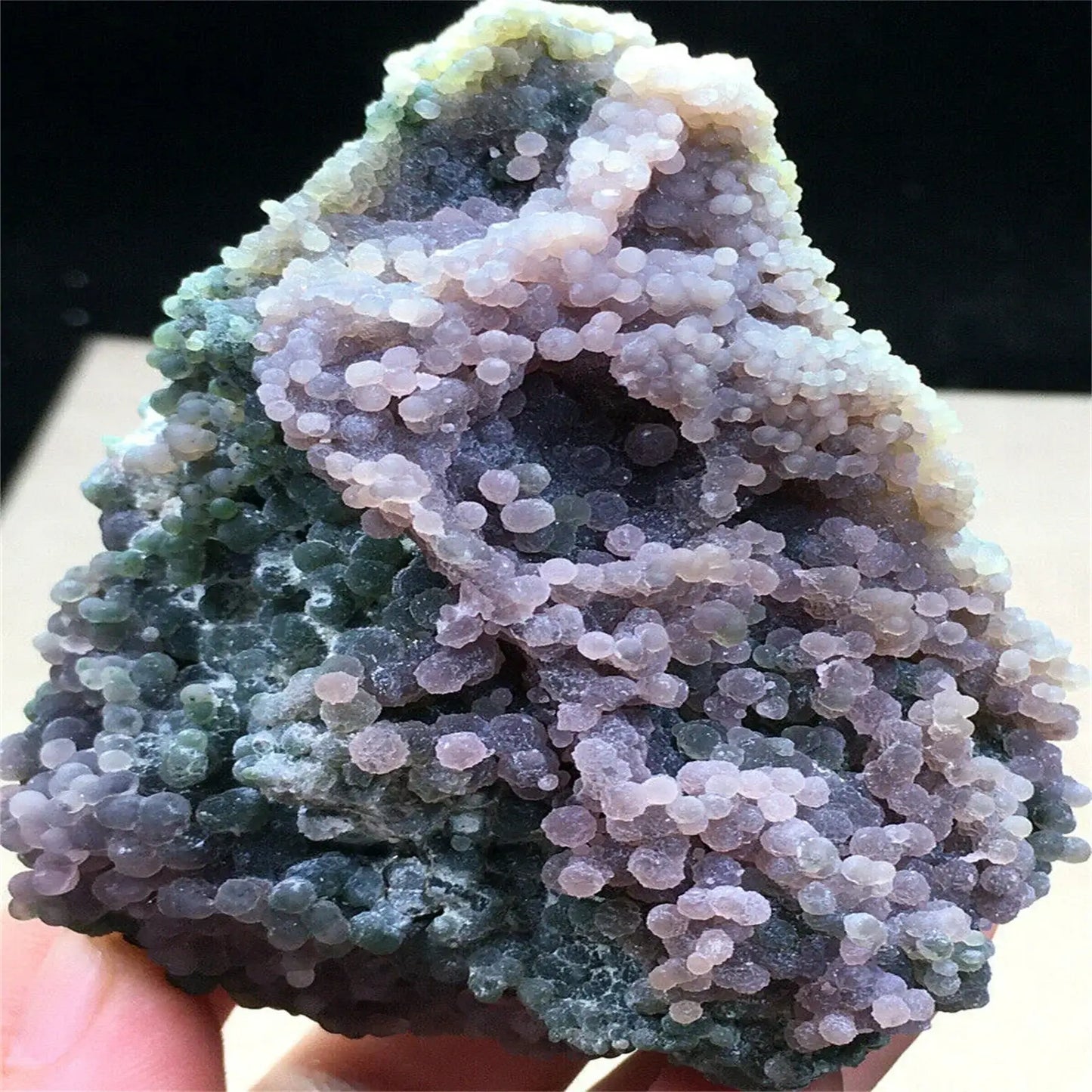 Natural Grape Agate Crystal - Unique & Healing