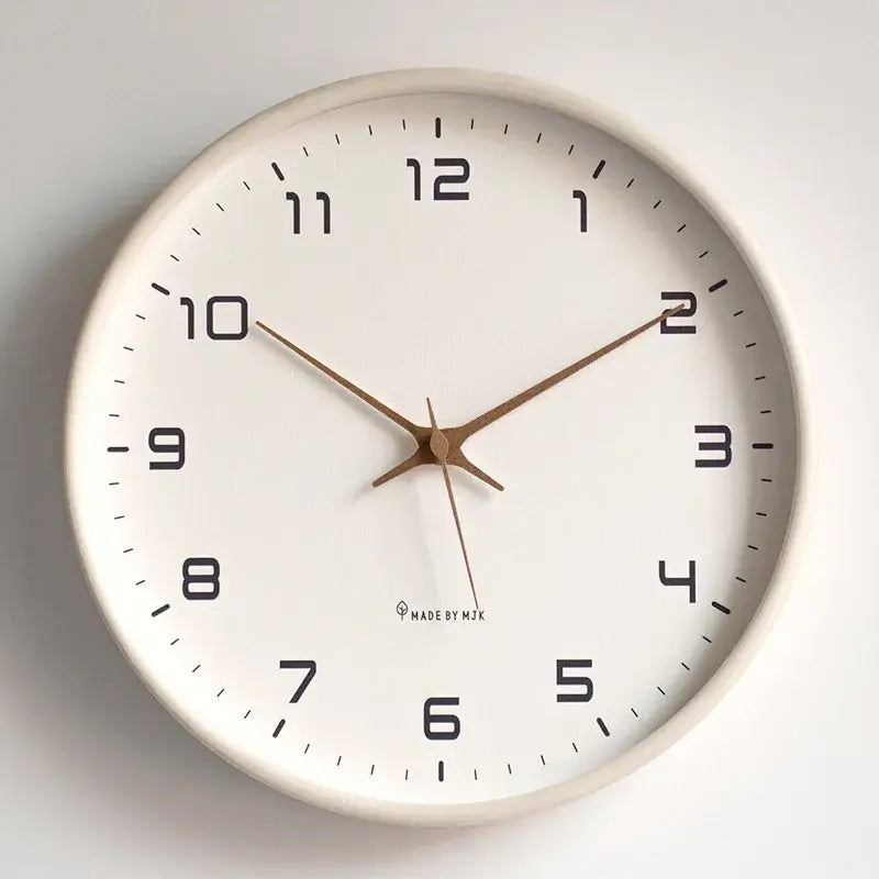 Nordic Wooden Wall Clock - Modern Chic Design