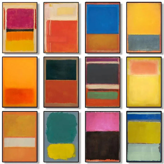 Rothko-Inspired Poster Collection - Exquisite Art