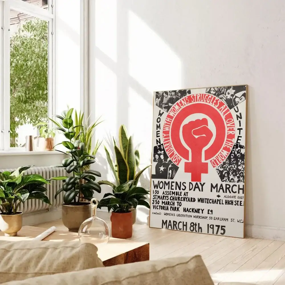 Abstract Feminist Poster - Empowering Art