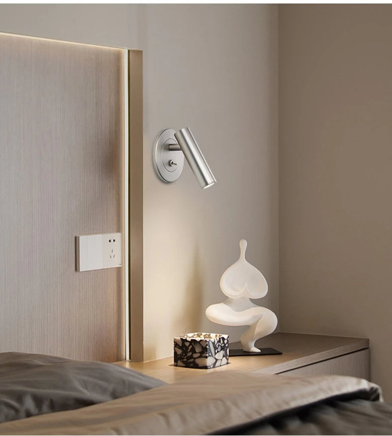 LED Wall Spotlight, Rotatable with Switch