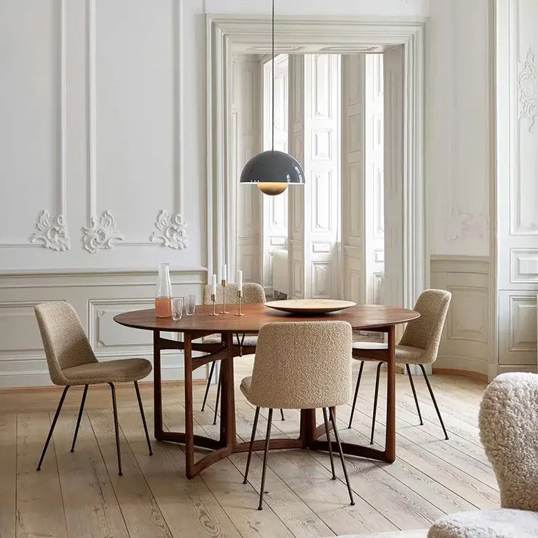 Mid-century Retro Glossy Dome Pendant Lights