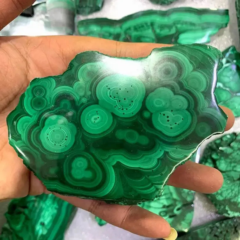 Elegant Malachite Gemstone Decor