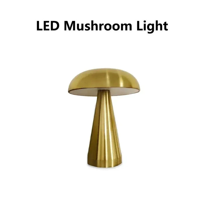 Touch Dimming Rechargeable USB Metallic Table Lamp in a stylish design with adjustable light settings.