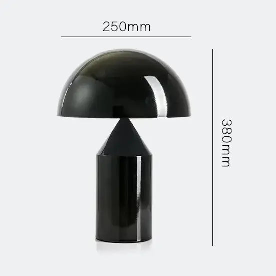 Luxurious Gold Mushroom Table Lamp I Black or White
