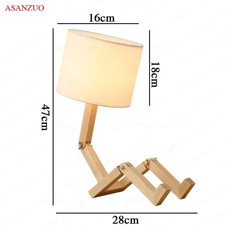 Robot Table Lamp - Creative & Charming Design