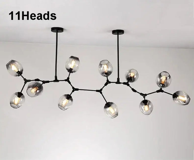Nordic Molecular Glass Chandelier