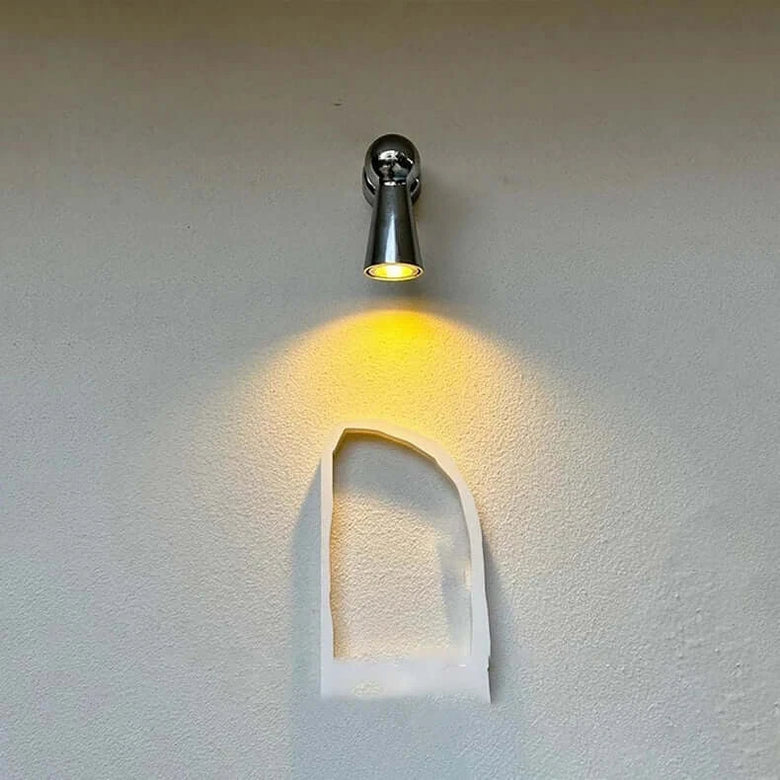 Chrome Wall Spotlight with Adjustable Arm