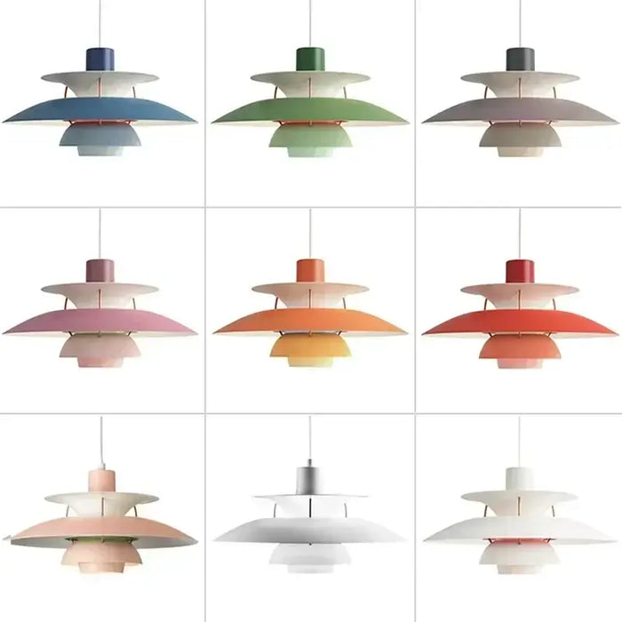 Classic Nordic Designer Pendant Lights Available in 3 different sizes in various colors and designs.