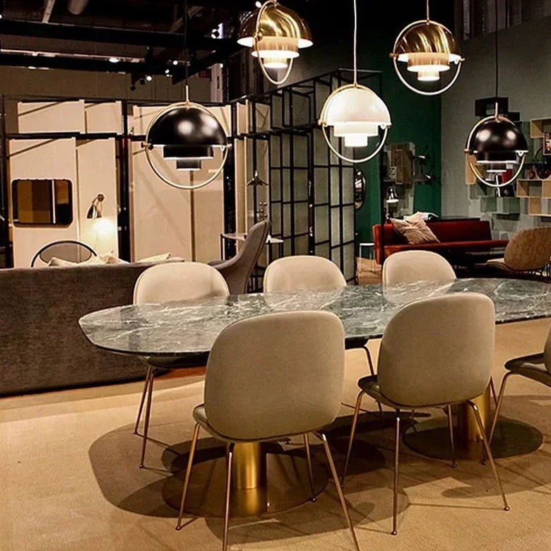 Geometric Halo Pendant Light