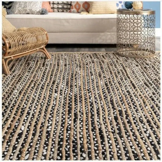 Eco-Friendly Jute Carpet - Reversible & Durable