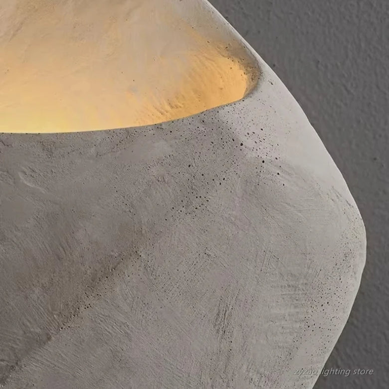 Organic Zen Stone LED Wall Light for Warm Ambient Glow