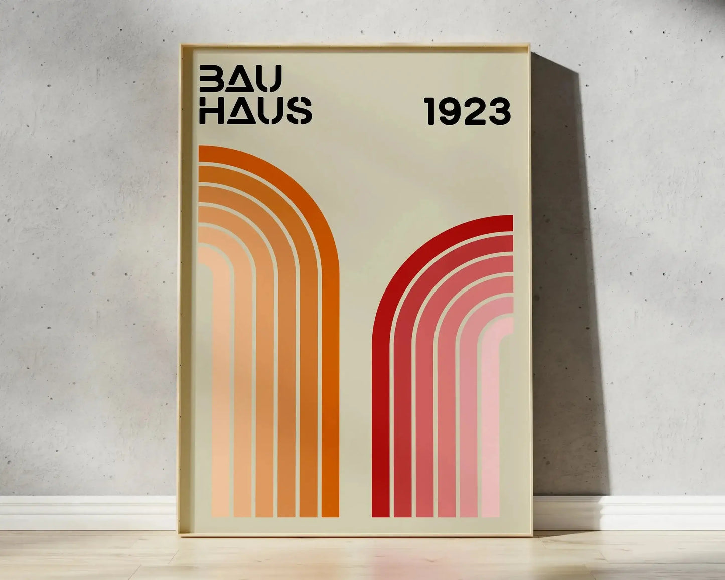 Walter Gropius Geometric Wall Art - Bauhaus Style