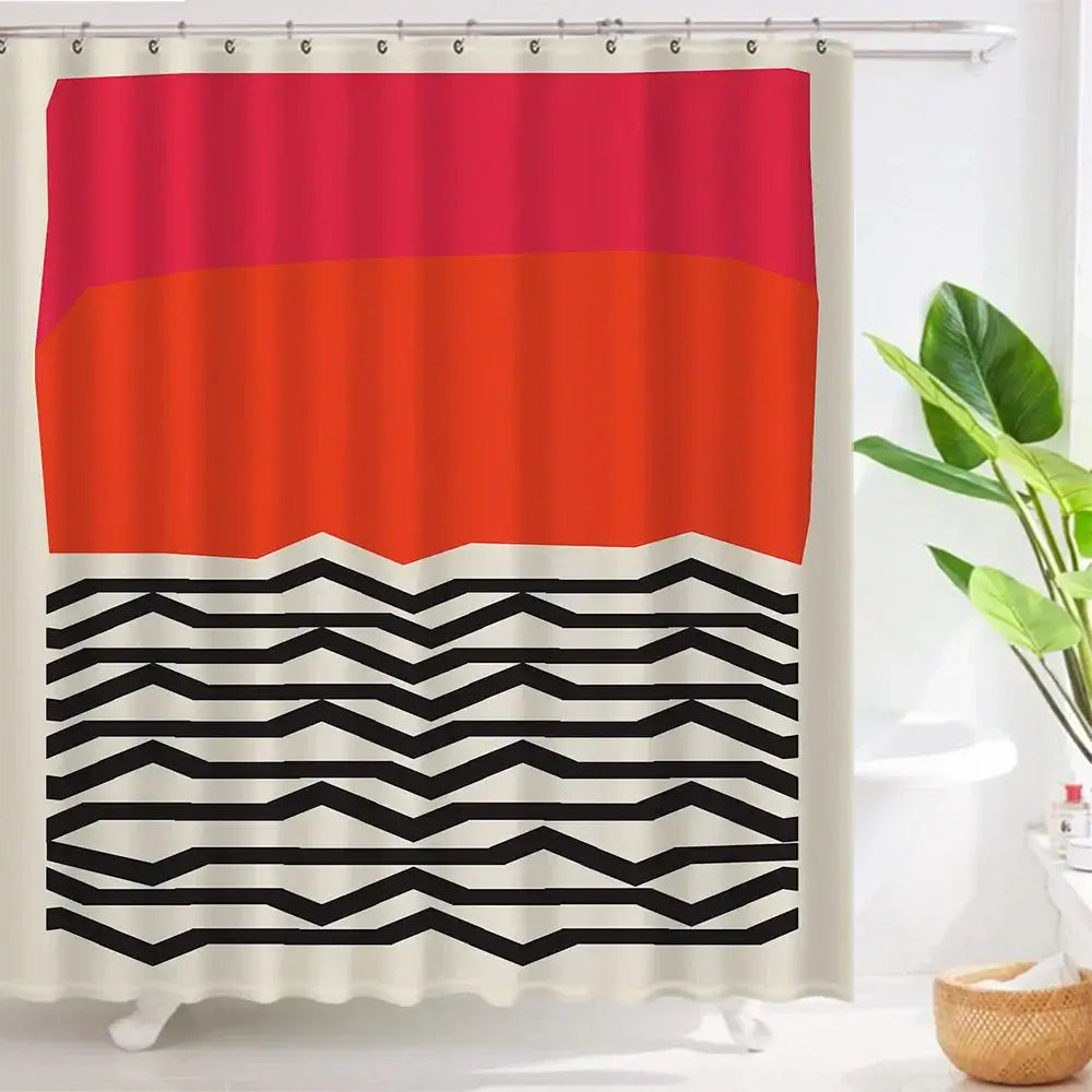 Mid-Century Modern & Pop Art Shower Curtains