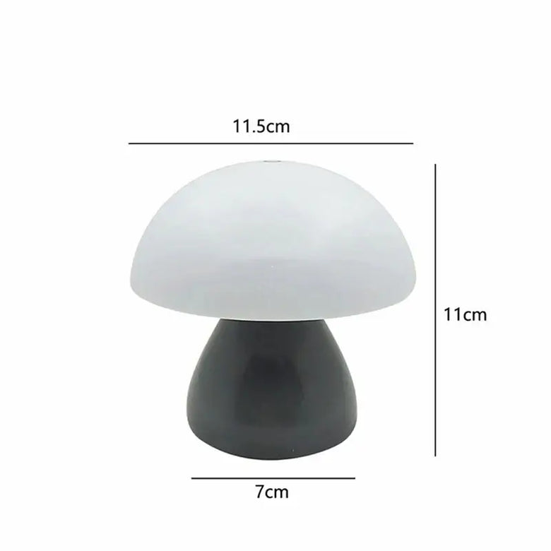 Small Mushroom Table Lamp Cordless and Touch
