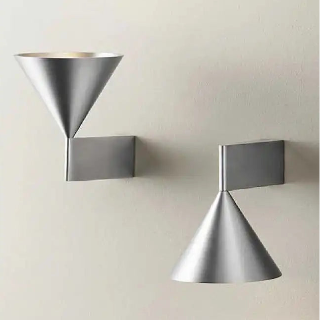 Adjustable Conical Aluminium Wall Light