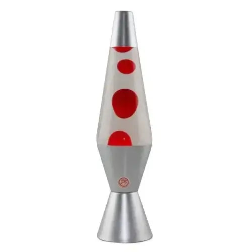 Retro Revival 36cm Lava Lamp - Aluminium Style