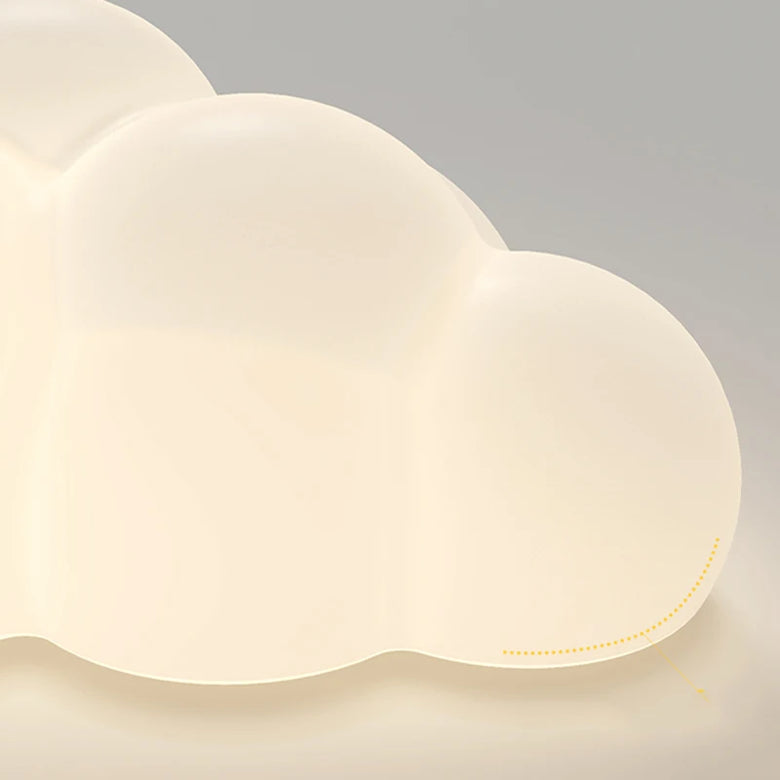 White Cloud Wall Light with Soft Glow – Cordless Modern Nursery Sconce