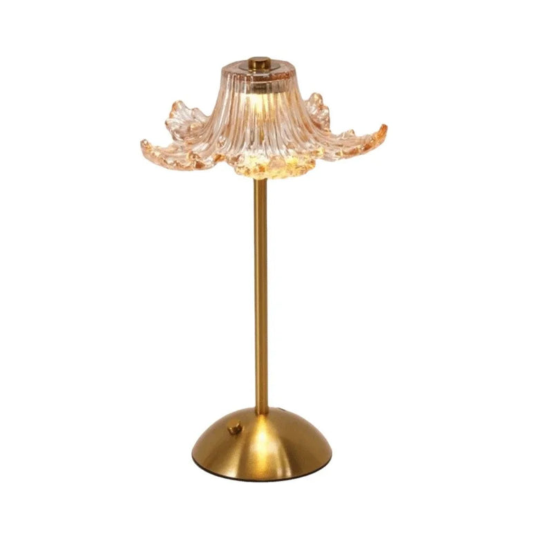 Art-Deco Glass Cordless Table Lamp: 8 styles