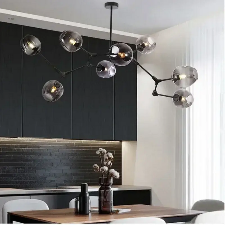 Nordic Molecular Glass Chandelier