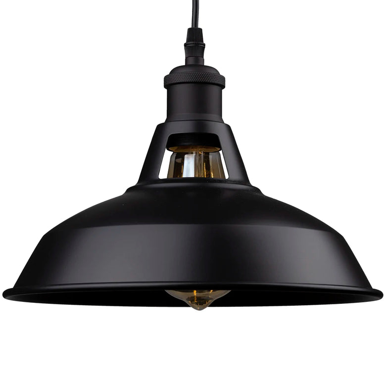 Industrial Metal Dome Pendant Light