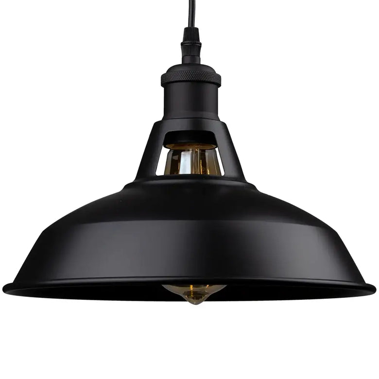Industrial Metal Dome Pendant Light