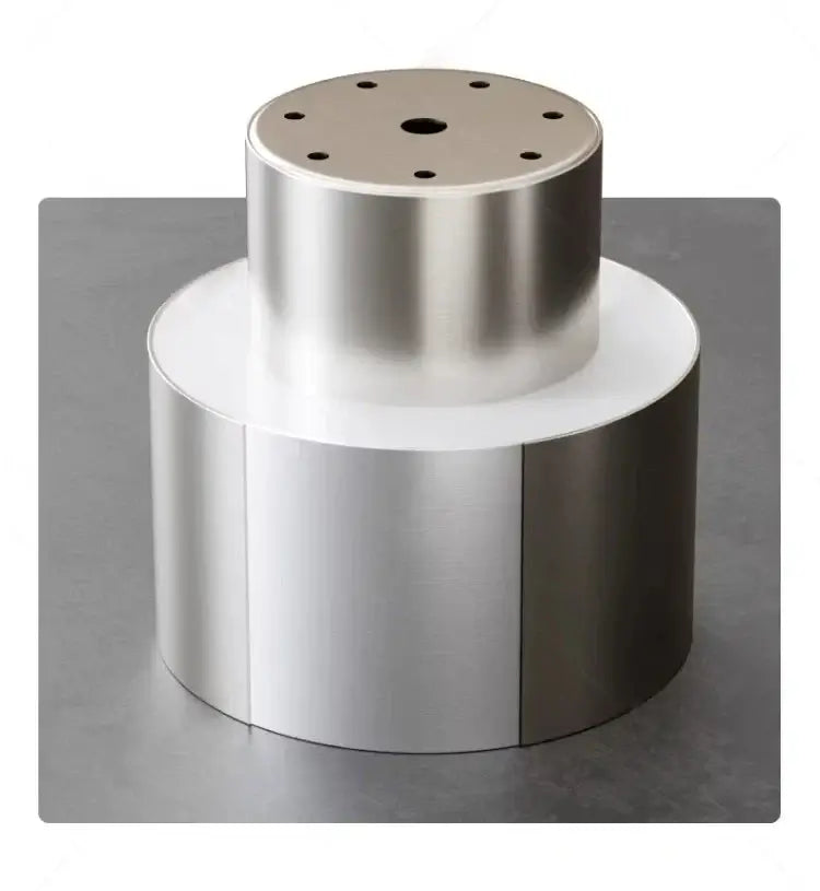 Modern Drum Flush Ceiling Light in Metal 140mm