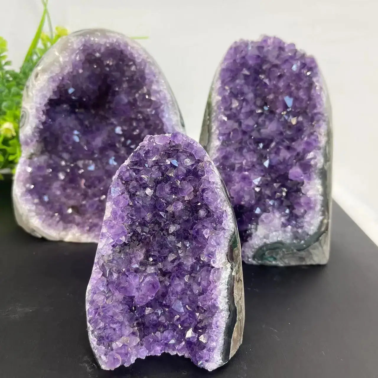 Amethyst Cluster - Rich Purple Gem Stones