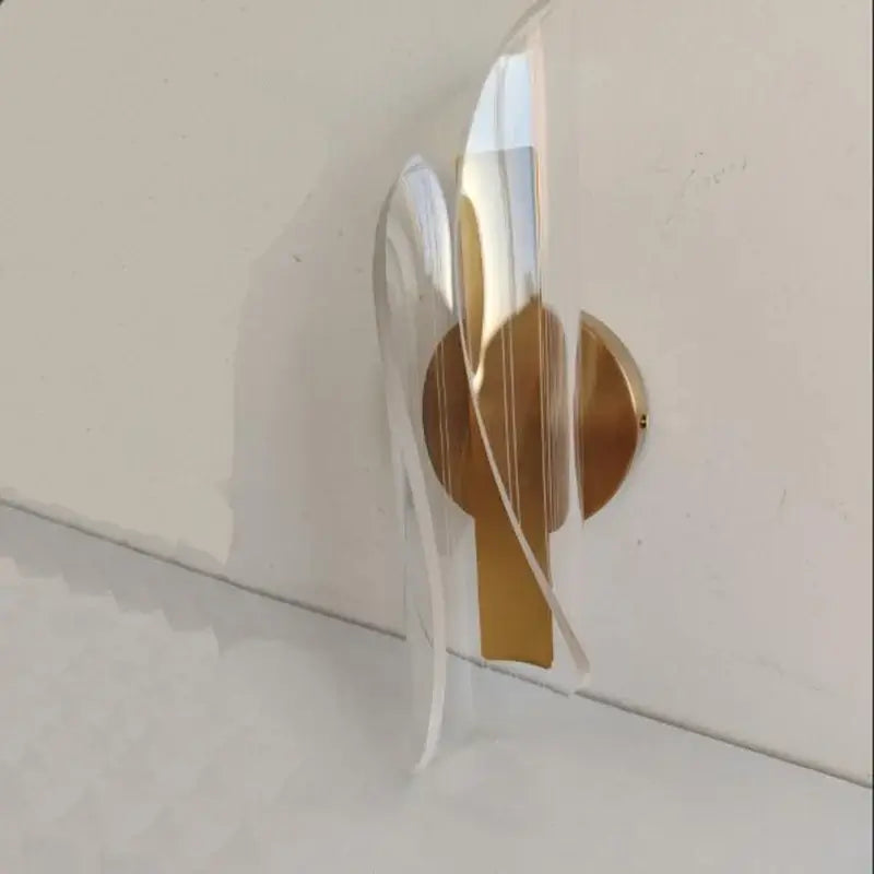 Gold Nordic Sconce - Modern LED Elegance