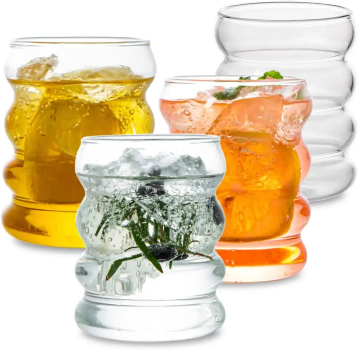 Set of 4 Eco-Friendly Bubble Tumblers