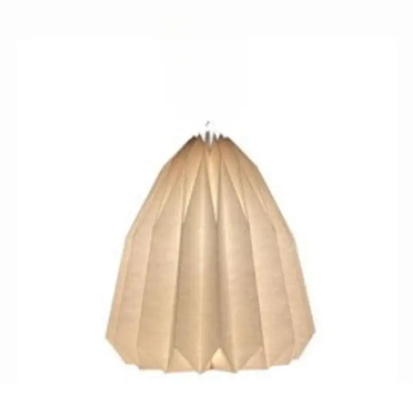 Elegant Origami-Inspired Paper Lantern in a delicate, folded design showcasing modern minimalist aesthetics.