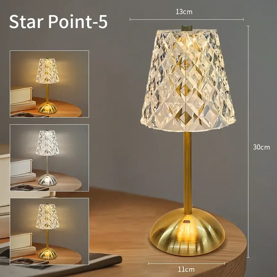 Sleek USB Rechargeable Table Lamp