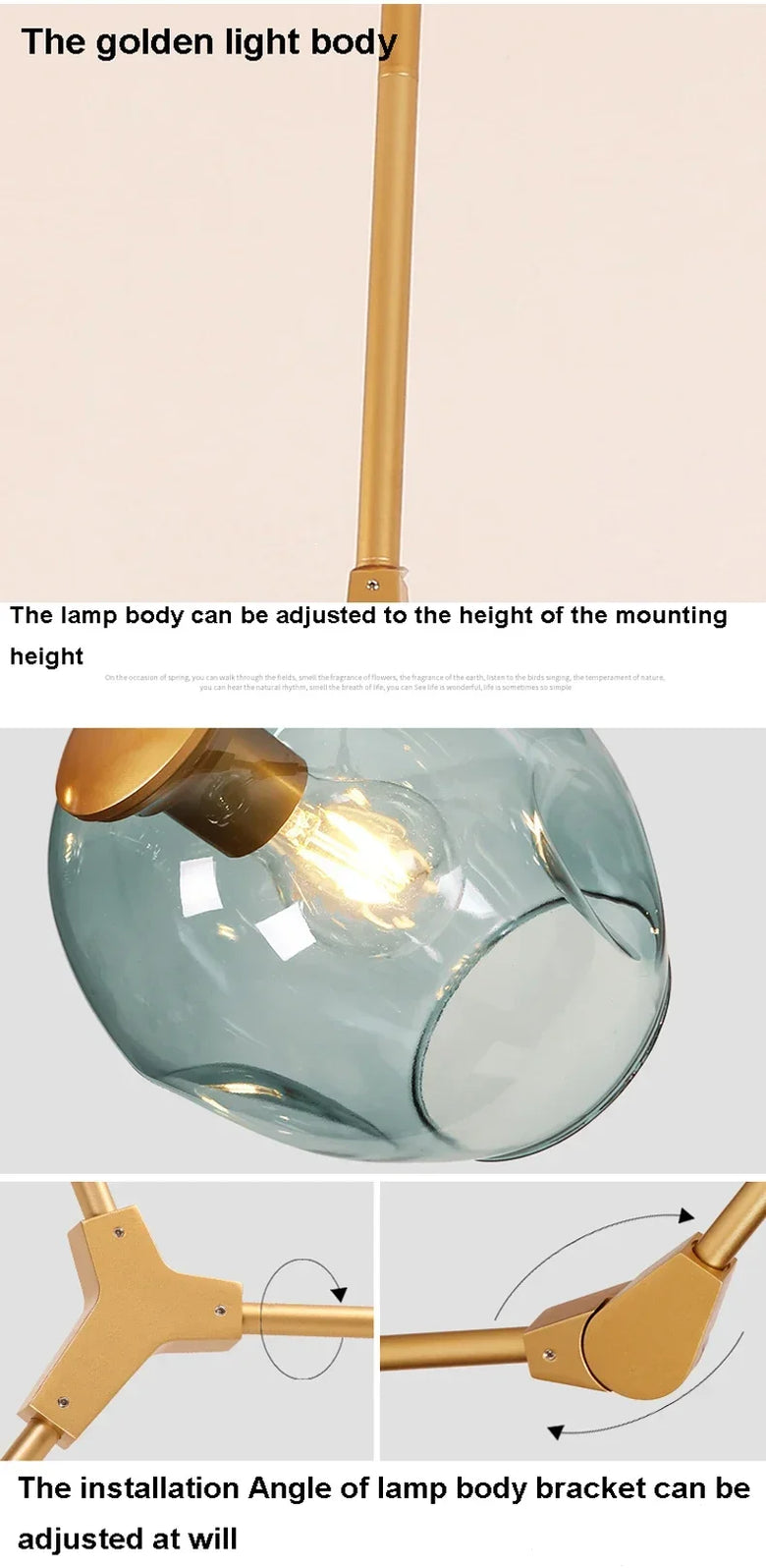 Nordic Molecular Glass Chandelier