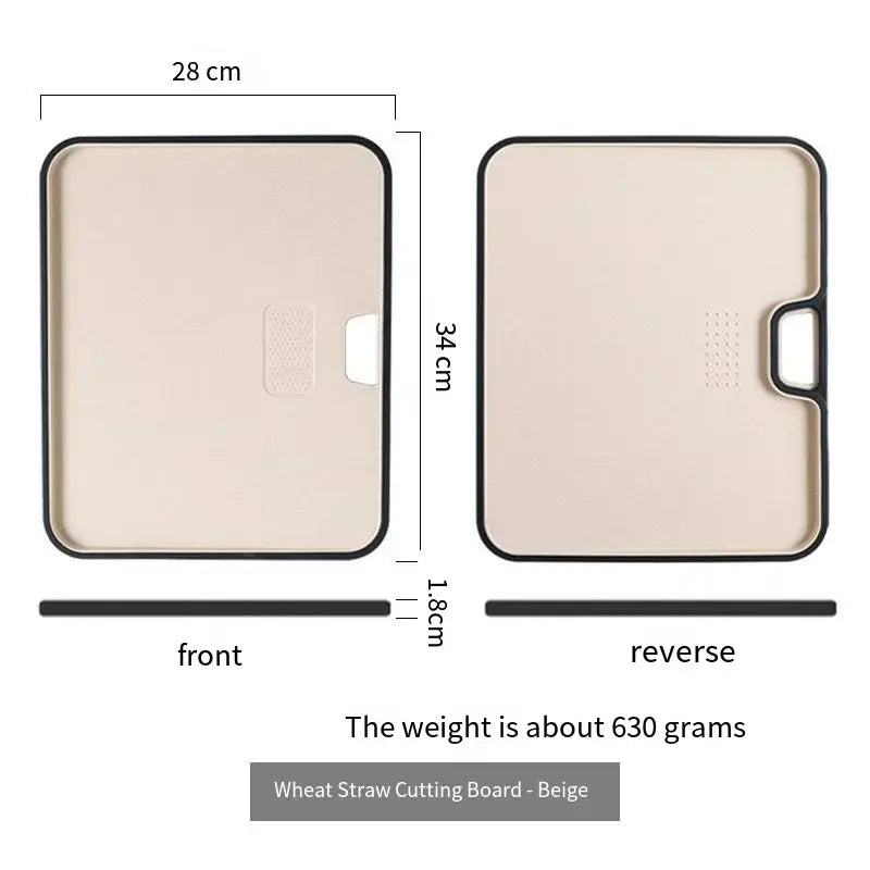 Eco-Friendly Wheat Fiber Cutting Board
