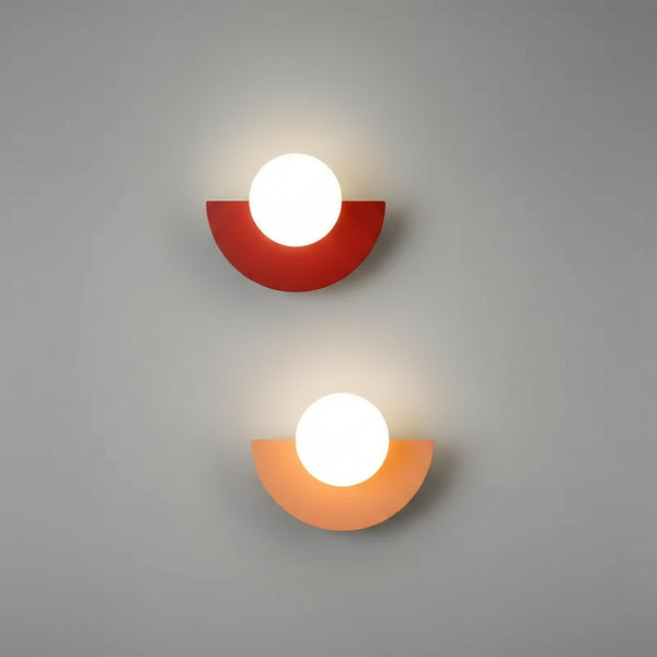Hero Halfmoon Metal Sconce. Comes in 2 different sizes and various colours. Stylish Nordic design for modern interiors.