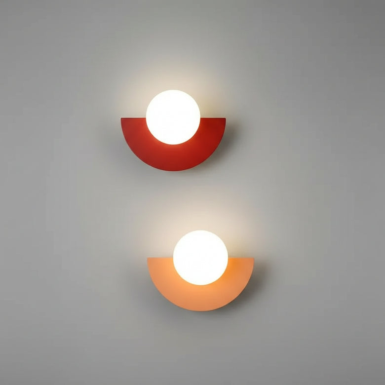 Hero Halfmoon Metal Sconce. Comes in 2 different sizes and various colours. Stylish Nordic design for modern interiors.