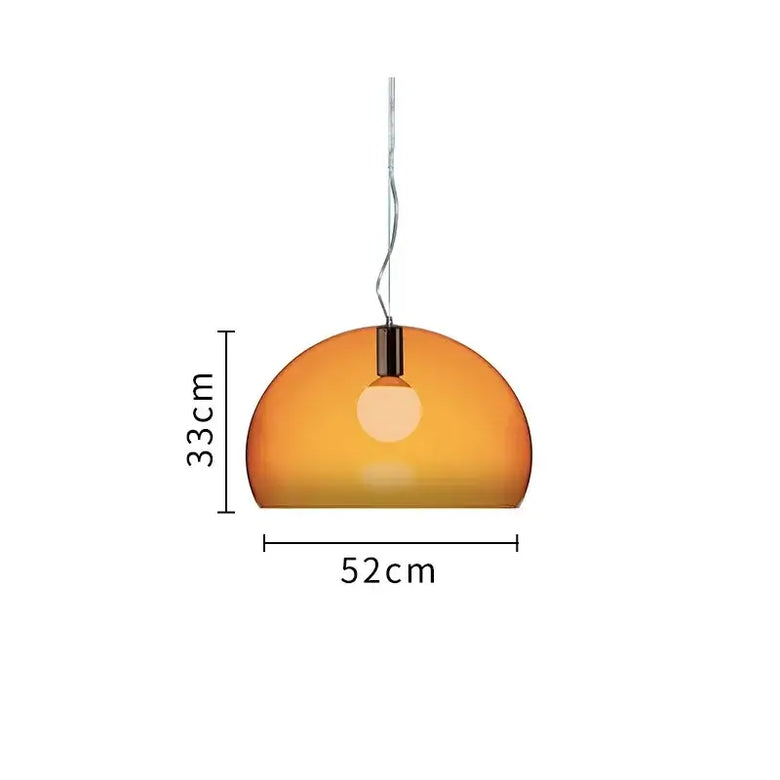 Colourful Transparent Acrylic Pendant Light