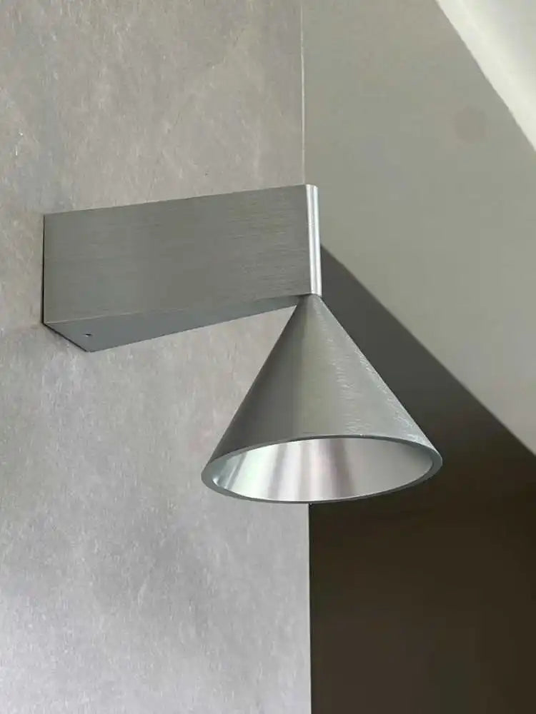 Adjustable Conical Aluminium Wall Light